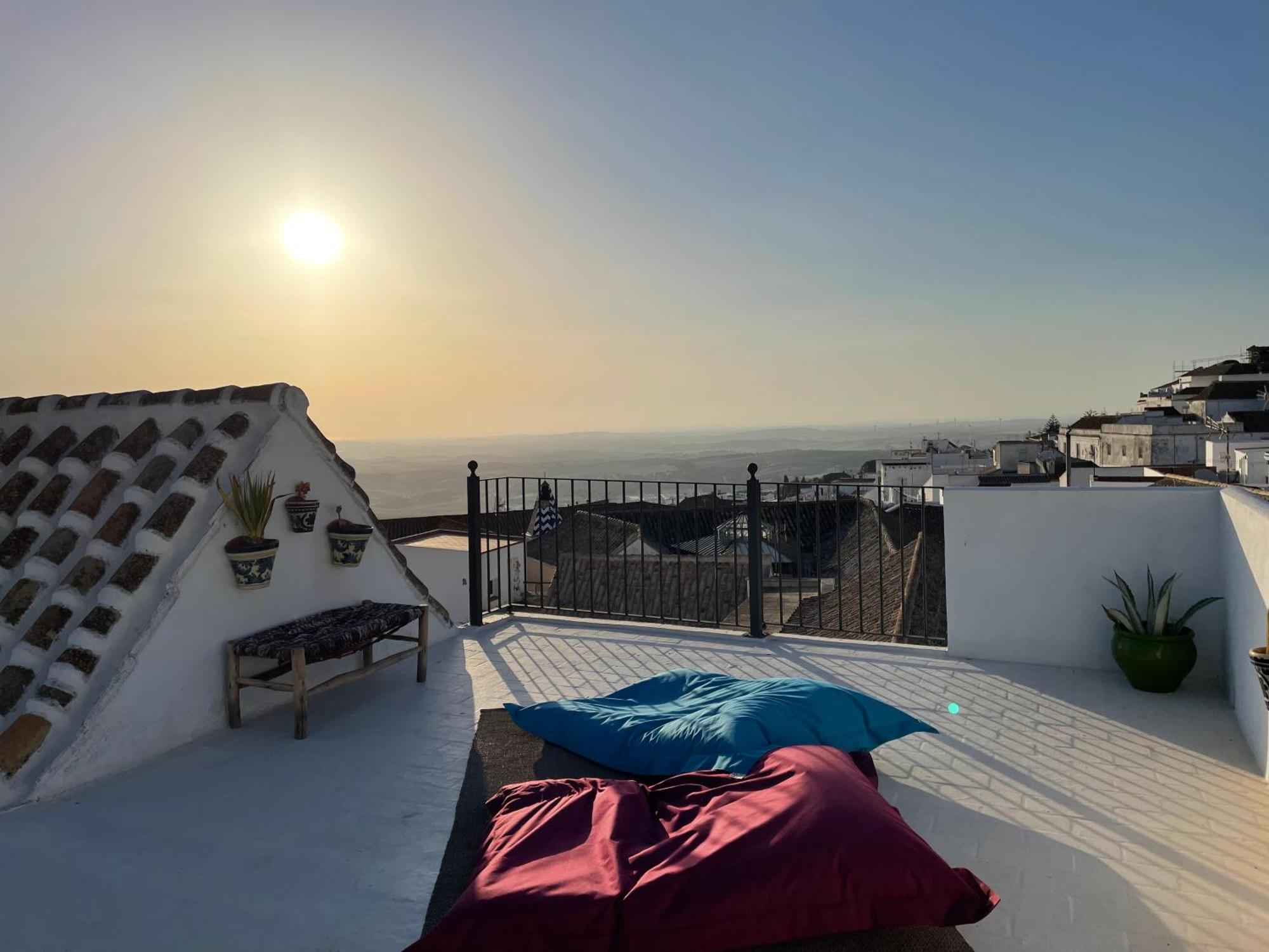 Casa Antigua - Terraza Con Vistas Al Mar Bed & Breakfast เมดินาซิโดเนีย ภายนอก รูปภาพ